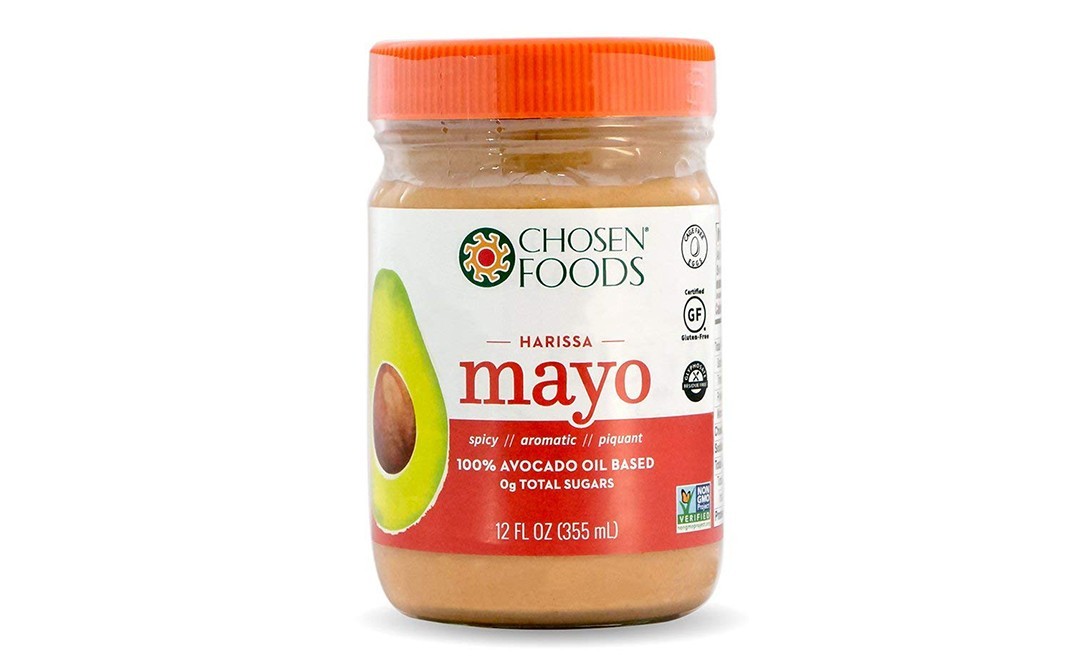 Chosen Foods Harissa Mayo 100% Avocado Oil    Plastic Jar  355 millilitre